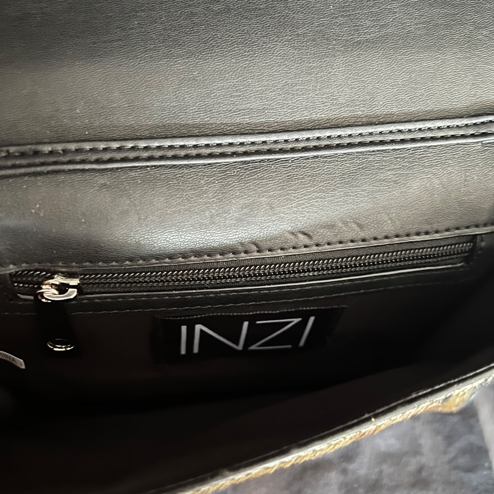 INZI Women's Cowhide Camo Clutch Purse - Picture 4 of 4